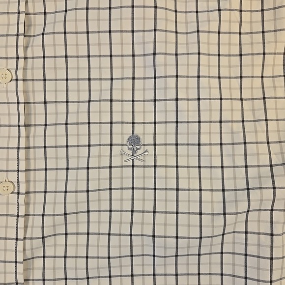 G/Fore Performance Shirt Men's 2XL White Long Sleeve Button Up Stretch Golf - Picture 5 of 9